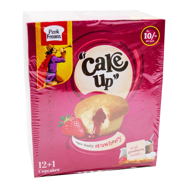 Peek Freans Cake Up Cupcakes Fruity Strawberry 12 Pc Pack