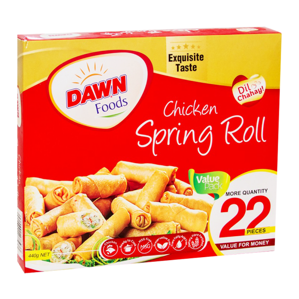 Dawn Chicken Spring Roll 16 Pcs 480 gm