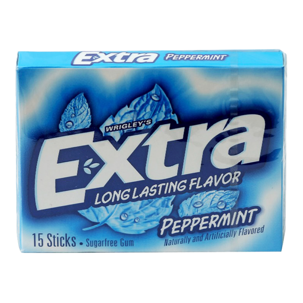 Wrigley's Extra Gum Peppermint15 Sticks