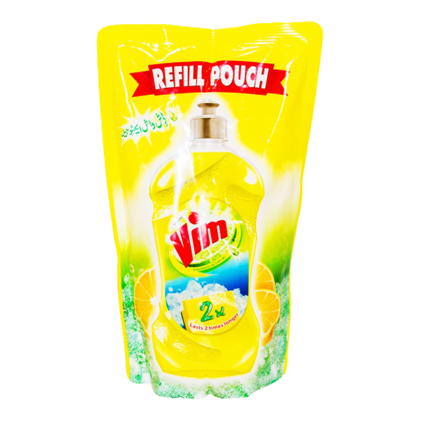 Vim Dishwash Gel Lemon Pouch 750ml