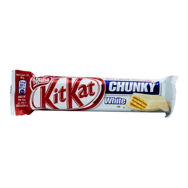 Nestle KitKat Chocolate Chunky White 40 gm