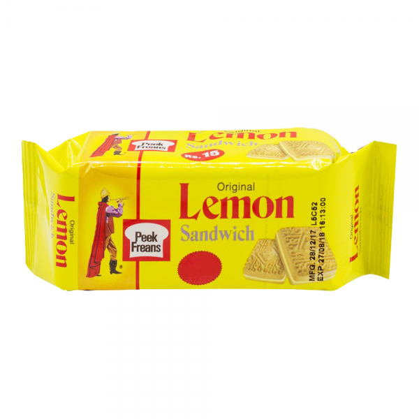 Peek Freans Lemon Sandwich  Biscuits 80 gm