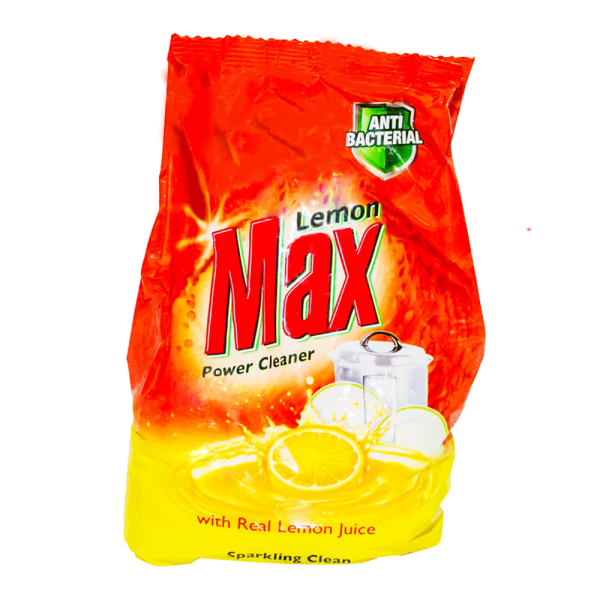 Lemon Max Dishwash Antibacterial Poly Bag 900 gm