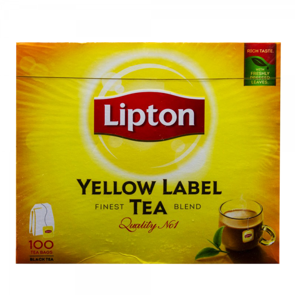 Lipton Yellow Label Tea 100 Bags 200 gm