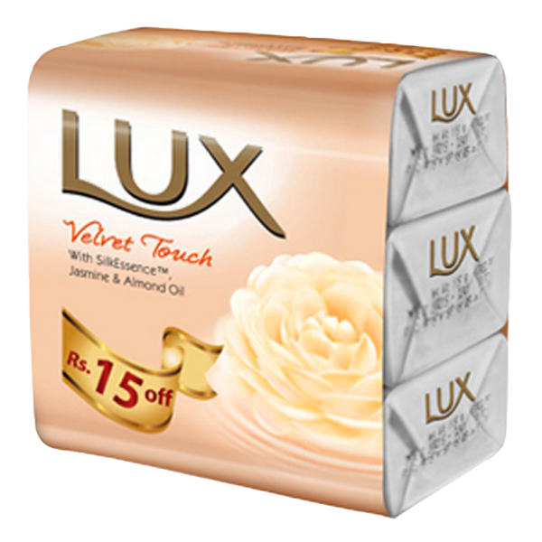 Lux Soap Velvet Touch Trio Pack 3X145gm