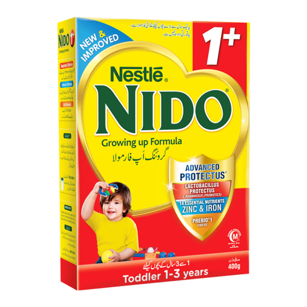 Nestle Nido Milk Powder 1Plus Growing Up Milk 400gm