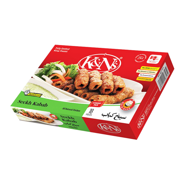 K&N's Seekh Kabab 18 Pcs 540 gm