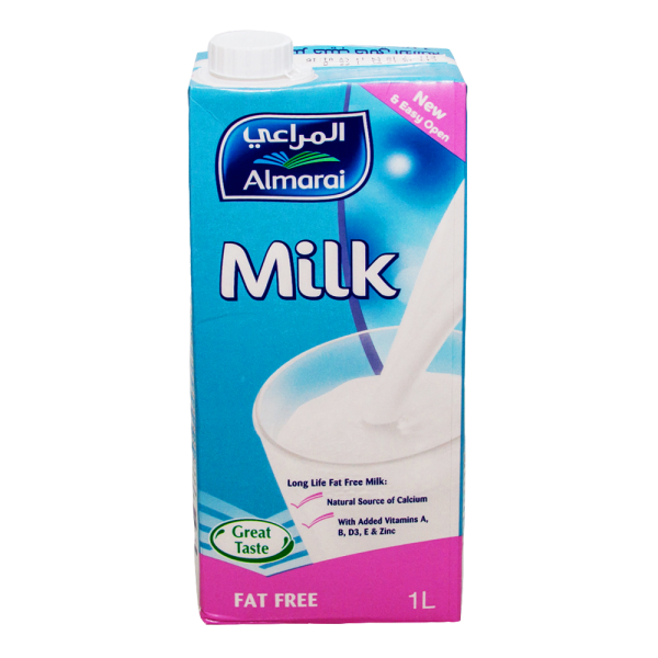 Almarai Milk Fat Free 1 ltr