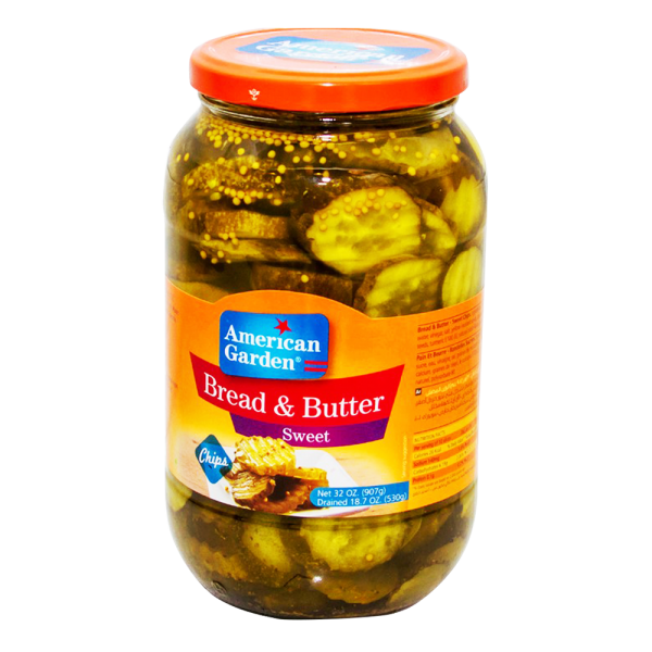 American Garden Fresh Bread & Butter Sweet Cucumber Pickle 907 gm