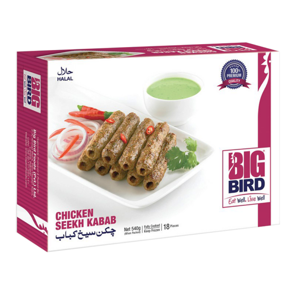 Big Bird Chicken Seekh Kabab 540 gm