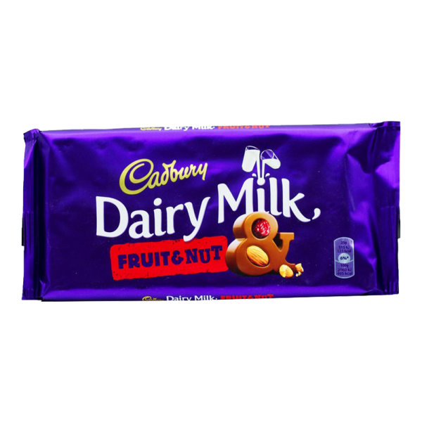 Cadbury Dairy Milk Chocolate Fruit & Nut 200 gm