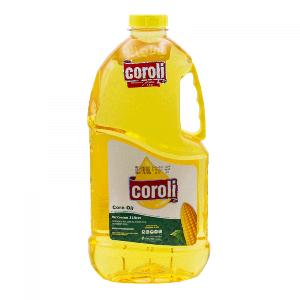 Coroli Corn Oil Bottle 3 ltr