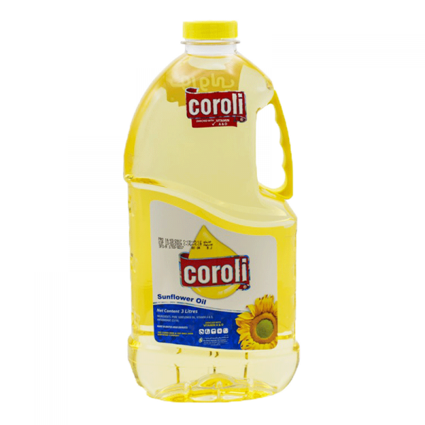 Coroli Sunflower Oil Bottle 3 ltr