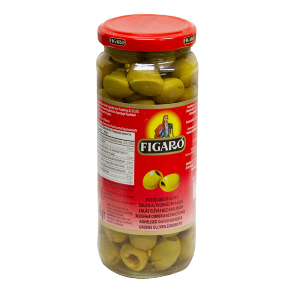 Figaro Olives Green Pitted 340 gm