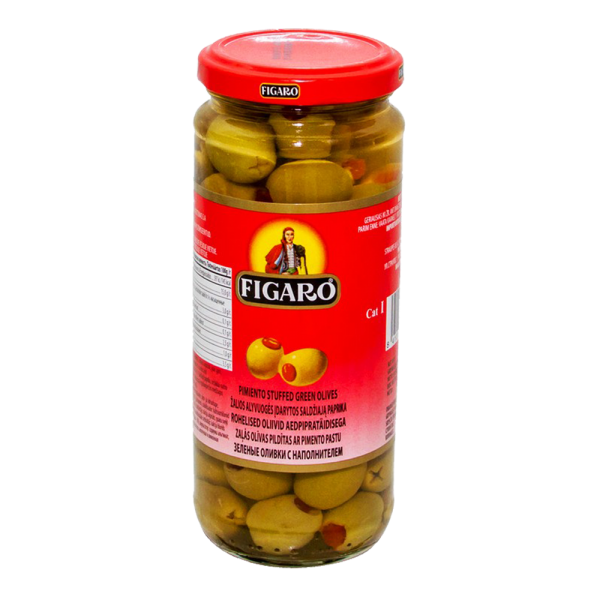 Figaro Olives Green Stuffed 340 gm