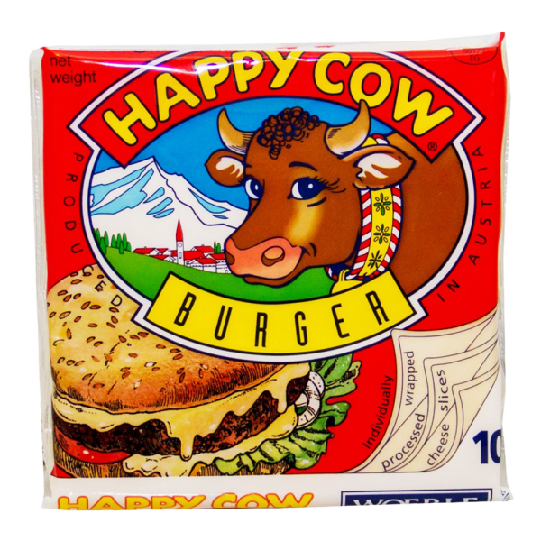 Happy Cow Burger Cheese 10 Slices 200 gm