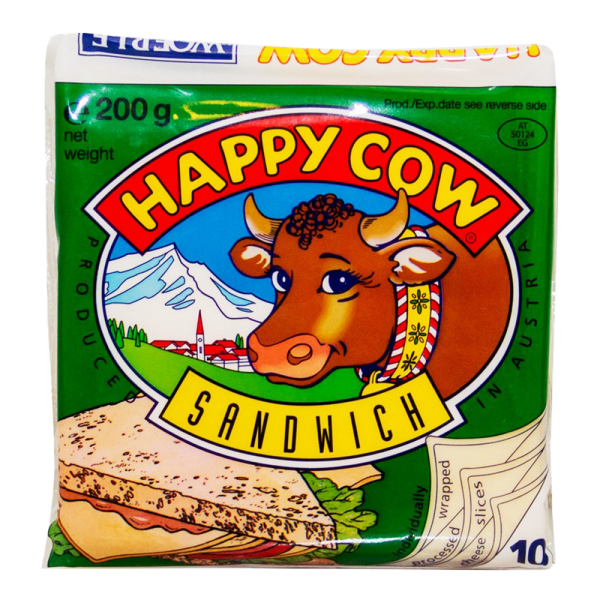 Happy Cow Sandwich Cheese 10 Slices 200 gm