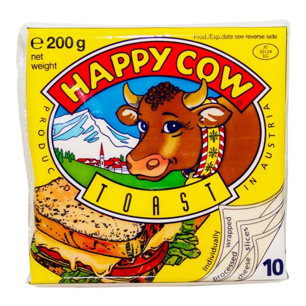 Happy Cow Toast Cheese 10 Slices 200 gm