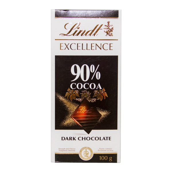 Lindt Excellence Dark Chocolate 90% Cocoa 100 gm