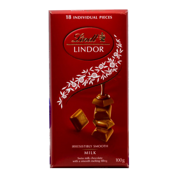 Lindt Lindor Milk Chocolate 100 gm