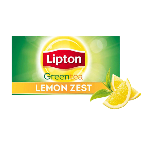 Lipton Green Tea Bags Lemon Zest 25 Bags 32.5 gm