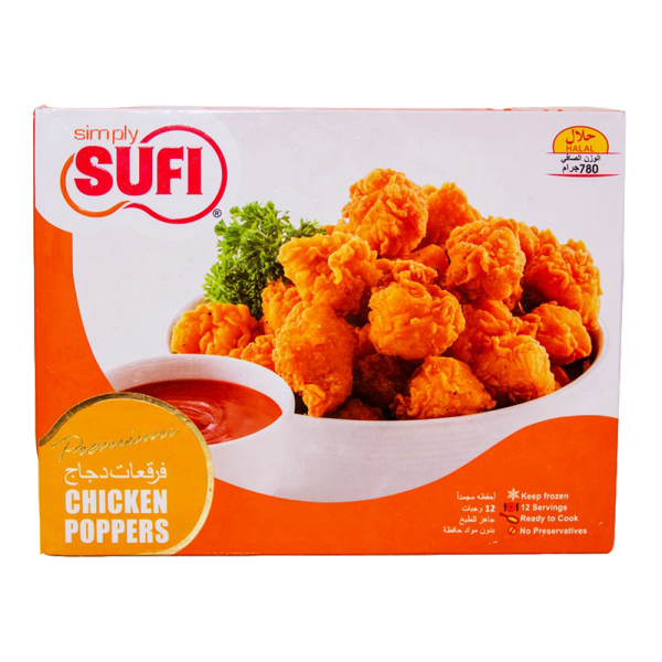 Sufi Chicken Poppers Large 780 gm