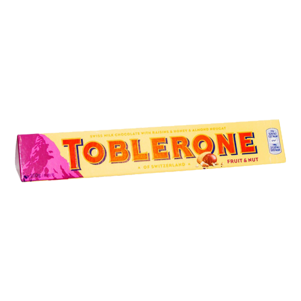 Toblerone Fruit & Nut Chocolate 100 gm